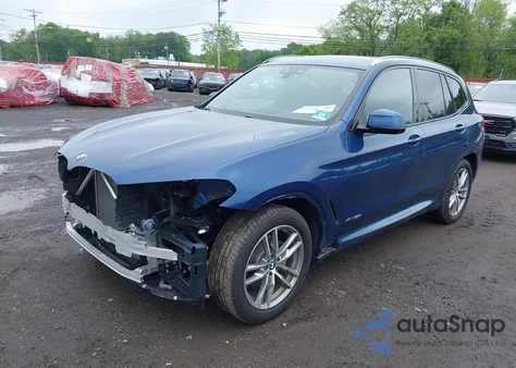 2018 BMW X3 xDrive30I z USA, uszkodzony, nr VIN 5UXTR9C54JLD57052